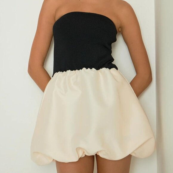 Two Tone Bubble Dress - Picture 5 of 5